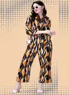 Jelite Silk Cords Vol 3 Printed Ladies Top With Pant
